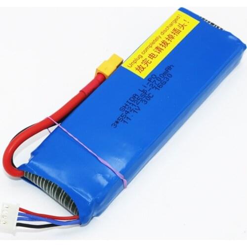 1pcs Rc Lipo Battery 11.1V 2700mAh 30C 3S Battery for RC Quadcopter Helicopter Airplane Car