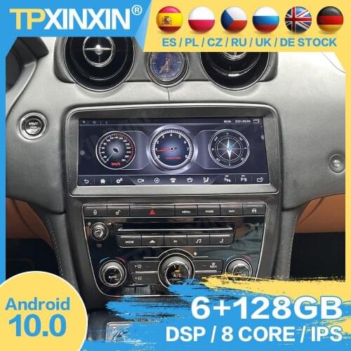2 Din Car Radio Stereo Receiver Android For Jaguar XJ 2009 2010 2011 2012 2013 2014 2015 2016 2017 2018 Receiver IPS Head Unit