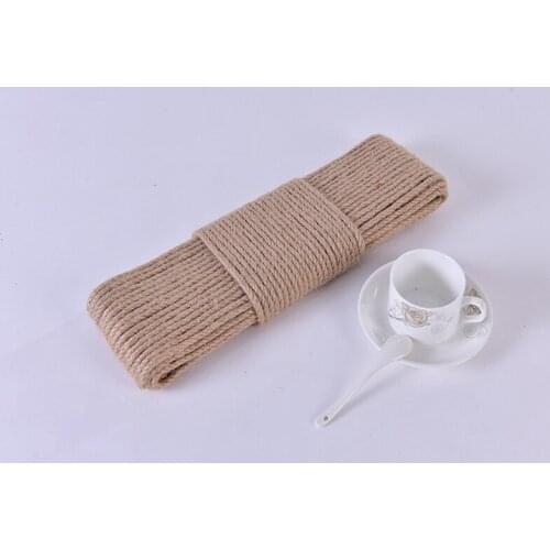 8mm natural jute rope Hemp rope Twisted cord DIY craft handmade Home decoration wall decoration 10m to 50m