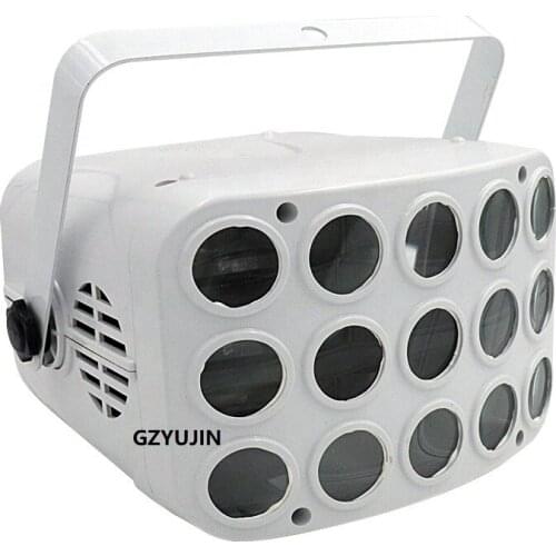 8pcs/lot Led effect light disco beam stage butterfly DJ LED derby light