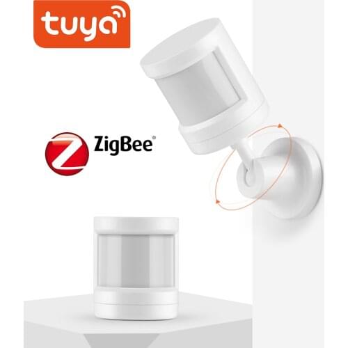 Tuya ZigBee PIR Sensor IFTTT Battery Powered Smart Wireless WIFI PIR Motion Sensor Detector Home Alarm System ZigBee PIR Sensor