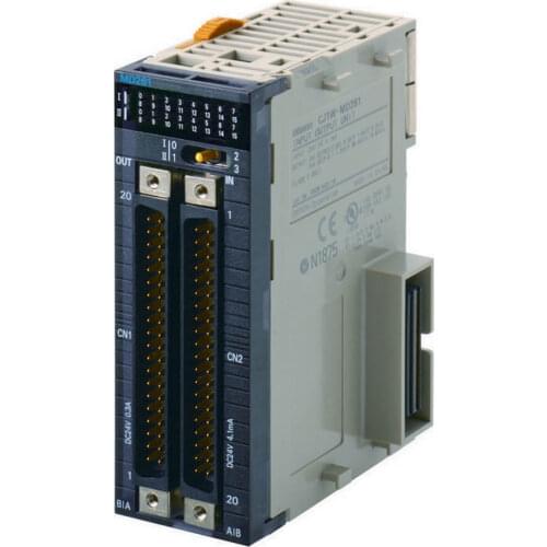 CJ1W-MD261 Digital I/O unit, 32 x 24 VDC inputs, 32 x transistor outputs, NPN, 0.5 A, 12 to 24 VDC, 3.2 A max, 2 x FCN40 connect