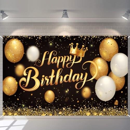 Birthday background wall banner childrens birthday party decoration banner ballons decoration birthday