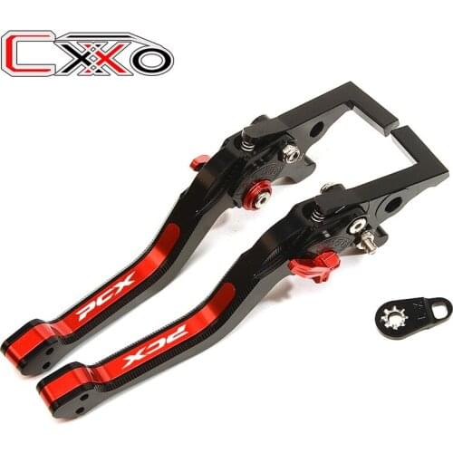 For HONDA PCX 150 125 160 pcx150 pcx125 PCX160 Motorcycle New arrivals 3D Rhombus Short brake clutch levers
