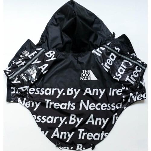 2020 New Pet Dogs Clothes Raincoat For Big Fat Dogs Outdoor Jacket For Pets Fashion Winderbreaker Clothes for Puppy Pugs Hoodies