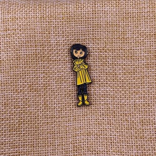 Coraline Bendy Doll Enamel Pin badge