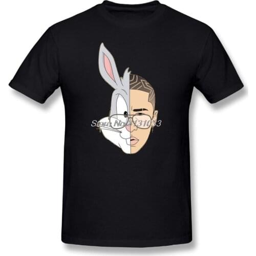Bad Bunny T Shirt The Trap Reggae Music Tee Shirt Beach Tee Shirts Summer Men Short Sleeve Casual T-Shirt Plus Size 4XL 5XL