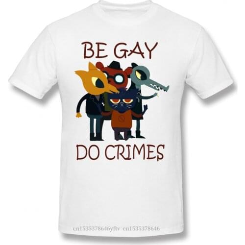 Do Crimes Black TShirt Night In The Woods Possum Springs Game Homme T-Shirt Tees Pure Cotton Oversized Short Sleeve