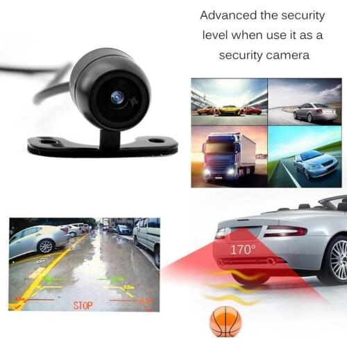 4 LED Car Rear View Camera Night Vision Reversing Auto Degree 170 5pins Monitor CCD Video Waterproof Colorful Parking M3L2