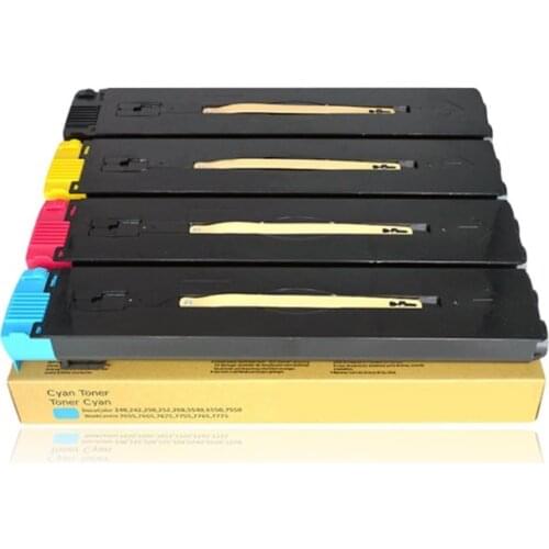 Toner cartridge Compatible For Xerox DocuColor DC 240 242 250 252 260 WorkCenter WC 7655 7665 7755 7765 7775 Printer K C Y M