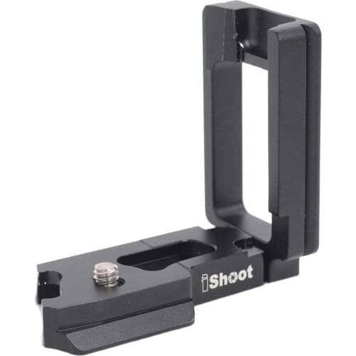 L-Shaped Quick Release QR Plate Camera Clamp Grip Tripod Bracket for Olympus OM-D E-M10 Mark II III Mirrorless Digital Camera