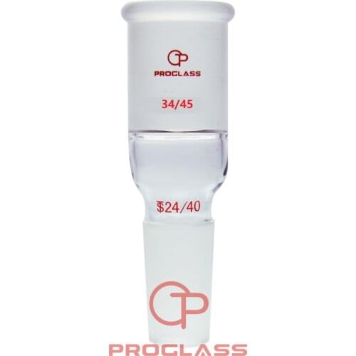 Laboratory B Glass Enlarging Connecting Adapter TOP 34/45 Bottom 24/40