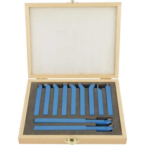 11Pcs 8*8mm Lathe Tools Carbide Welding Milling Cutting Turning Tool Set