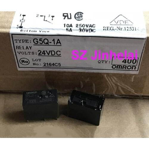 OMRON G5Q-1A 24VDC 12VDC 5VDC Authentic original Relay DC24V DC12V DC5V реле