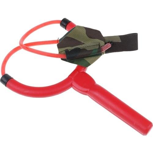 NEW Portable Fishing Bait Thrower Slingshot Rubber Band Plastic Fishing Catapult Fishing Tool