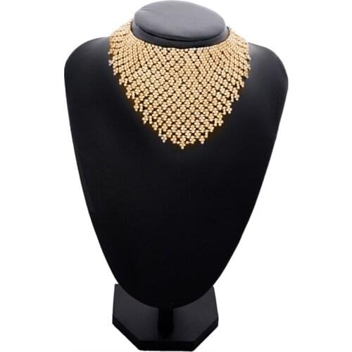 Gold Plated Pendant Chokers Chain Clavicle Necklace