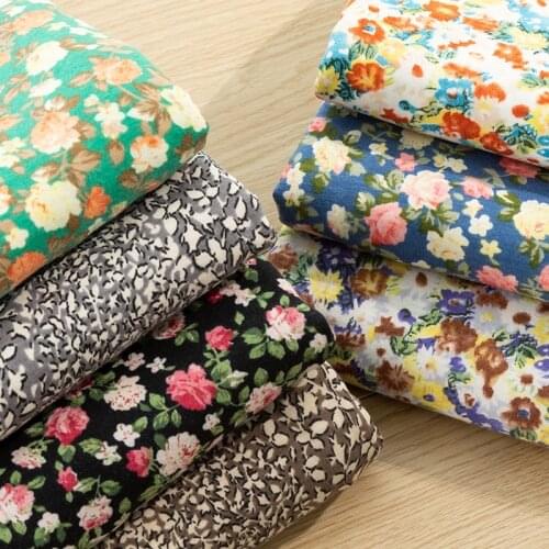 Spandex Kint Fabri Print Camouflage Fabric For Sewing Women Dress 50*150 Cm/Piece TJ1217