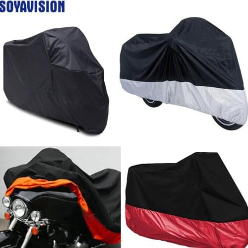 Universal Size Waterproof Outdoor Motorbike UV Protector Rain Dust Bike Motorcycle Cover L/XL/2XL/3XL For Dyna Scooter Covers