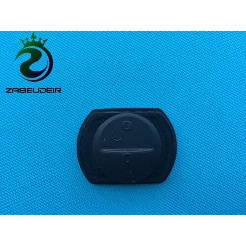 1Pcs Of New Replacement 2 Button Rubber Key Pad For Mitsubishi COLT WARRIOR Remote Fob Shell Blank Case No Logo Car Accessories