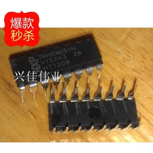 10PCS New 74HC4051N SN74HC4051N M74HC4051B1 spot