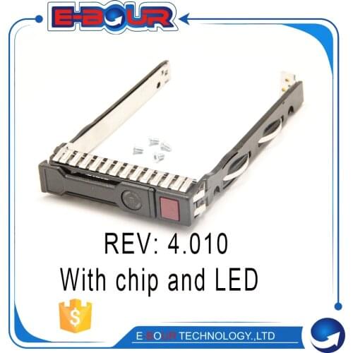 100PCS 2.5'' SAS SATA HDD Caddy Bracket 651687-001 for HP G8 Gen8 Gen9 G9 DL380 DL360 DL160 DL385 Server Tray send by air mail