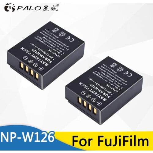 2pc NP W126 NP-W126 NPW126 Replacement Battery 1200mAh for Fujifilm FinePix HS30EXR HS33EXR HS50EXR X-A1 X-E1 X-E2 X-M1 X-Pro1