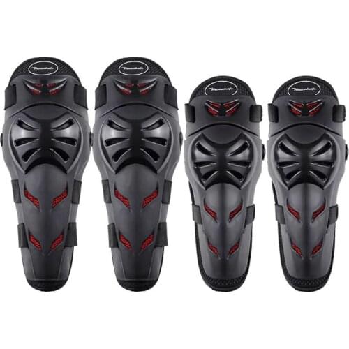 4pcMotorcycle knee protectors riding protective Gears pads protection knee & elbow protective pads Motocross skating