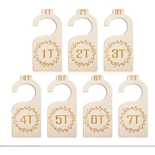 7pcs Baby Closet Size Dividers Infant Clothes Organizing Set Pretty Floral Organization Divider