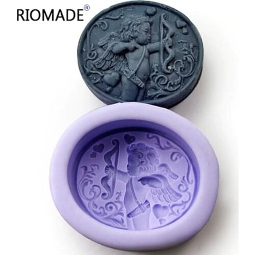 Fairy 3D Soap Molds For Soap Making Silicone Mold Angel Jelly Dessert Chocolate Handmade Soap Mould Candle Moulds S0060TS25