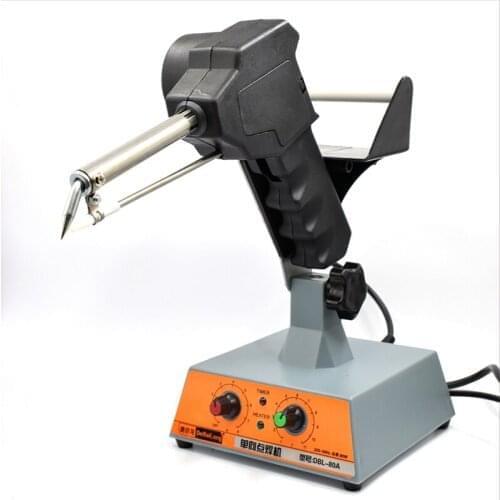 DBL-90A Foot Pedal Control Switch Auto Tin Feeding Machine Solder Station Adjustable Temperature Flexible Soldering Arm AU Plug