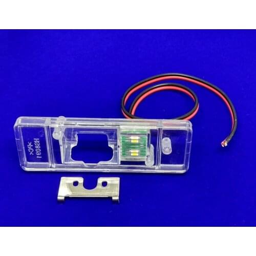 JanDeNing For Replace License Plate Lights Housing Mount Car Rear View Camera Bracket for Citroen C5 2010-2013