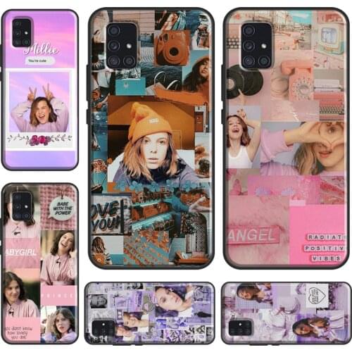 Millie Bobby Brown Case For Samsung A32 A52 A72 A12 A42 A21S A20e A10 A20S A40 A50 A70 A11 A51 A71 A31 Coque