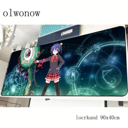 Chuunibyou demo koi ga shitai pad mouse computer gamer mouse pad 900x400x3mm padmouse gel mousepad ergonomic office desk mats