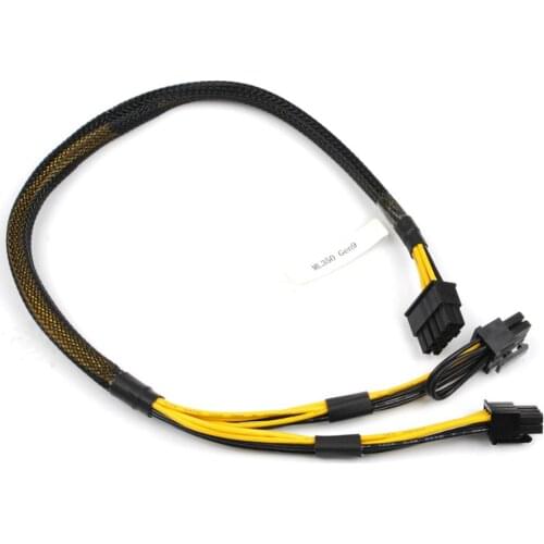 New 10pin to 6+8pin GPU Video Card Power Adapter Cable For HP ML350 GEN9 G9 120CM/1.2M
