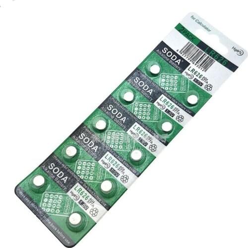 50pcs/lot AG4 lr626 SR626SW 376 377a nurse quartz electronic watch electronic alkaline button battery