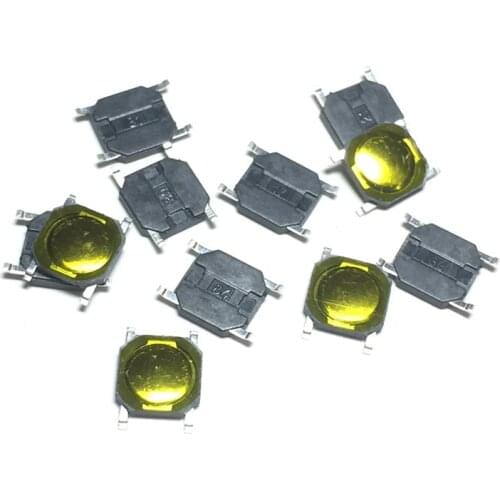 100pcs 4x4x0.8mm Tact Switch SMT SMD Tactile Membrane Switch PUSH Button SPST-NO 4*4*0.8 Waterproof Microwave Oven Switch