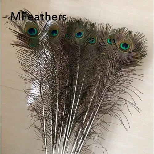 Top quality peacock feathers length 15-100 CM beautiful natural peacock feather Diy jewelry Decorative Deco fittings