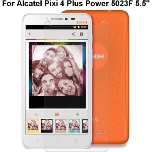 Alcatel Pixi 4 Plus Power 5023F Smartphone Glass Transparent Phone Screen Protector Film For Alcatel 5023F Glass Protection Film