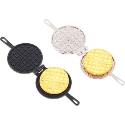 1 set Mini 1:12 Scale Miniature Dollhouse Waffles Pretend Play Kitchen Dessert Food for Doll House Accessories Toy