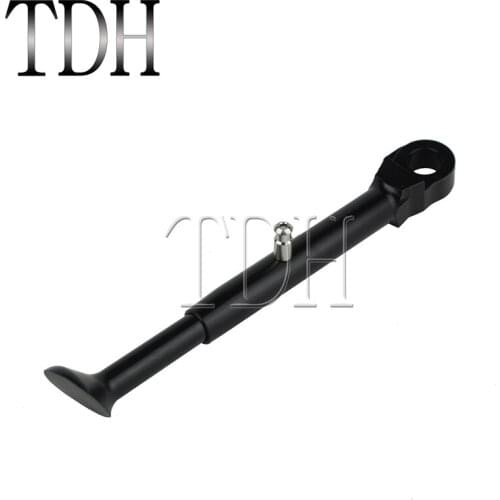 1 X Black Motorcycle CNC Aluminum Side Stand 5.5"-7" Lowered Kick Stand Kit for Yamaha YZF R6 R6R 2006-2016 Adjustable Kickstand