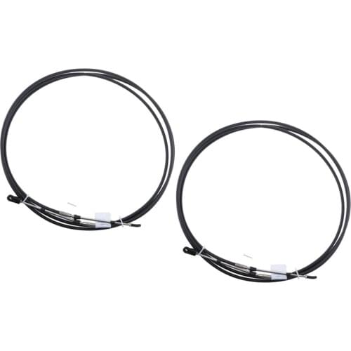 2pcs Marine Boat Outboard Engine Throttle Control Cable For YAMAHA Outboard 8 FT