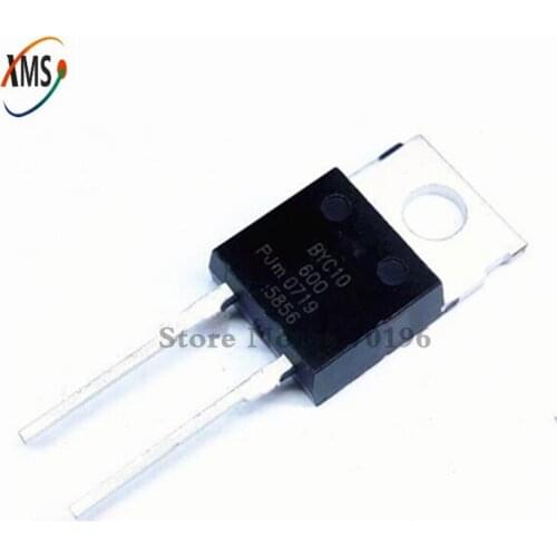 5PCS /lot BYC10-600 BYC10 10A 600V TO-220AC TO220