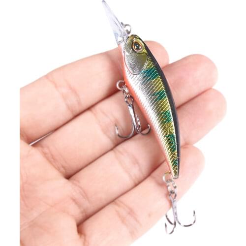 5g 7.5cm Sinking Minnow Fishing Lure Laser Hard Artificial Bait Fishing Wobblers Pike Carp Bait Crankbaits Fishing Tackle
