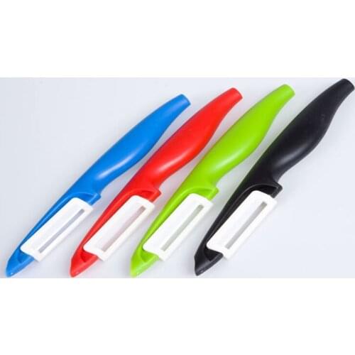 800pcs/lot Ceramic Durable Ultra Sharp Fruit Potato Vegetable Peeler Ceramic Cutlery 4 olors