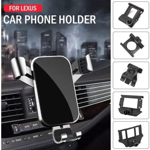 Car Cell Phone Holder Gravity GPS Navigation Mount Accessories for Lexus ES LS NX RX UX 200 250 260 300 500