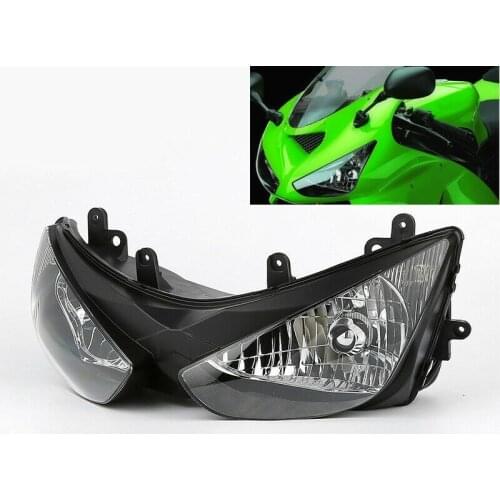 Motorcycle Clear Headlight Headlamp Assembly For Kawasaki Ninja ZX6R ZX 6R ZX636 2005 2006