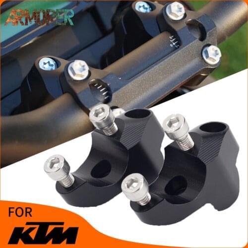For ktm 1290 super adventure s r t 1050 1090 1190 Adventure Handlebar Riser Mount Clamp heightening block Motorcycle Accessories