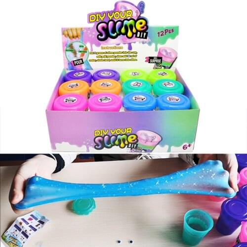 Slime DIY set slime rocking powder mud toys children education learning modeling clay gifts toy Kids birthday party game gifts
