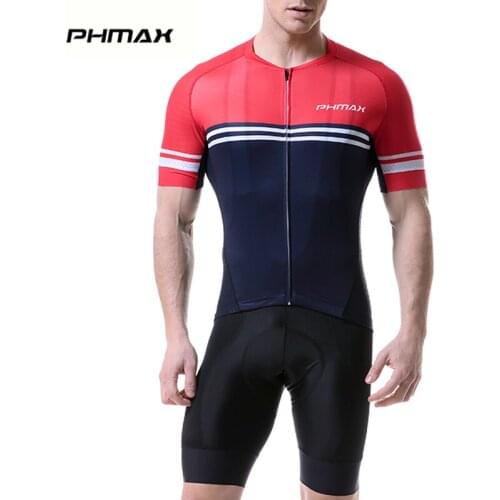 PHMAX 2021 Racing Bicycle Clothing Uniforms Maillot Ropa Ciclismo Cycling Set For Mans Pro Cycling Jersey Set MTB Bike Clothes