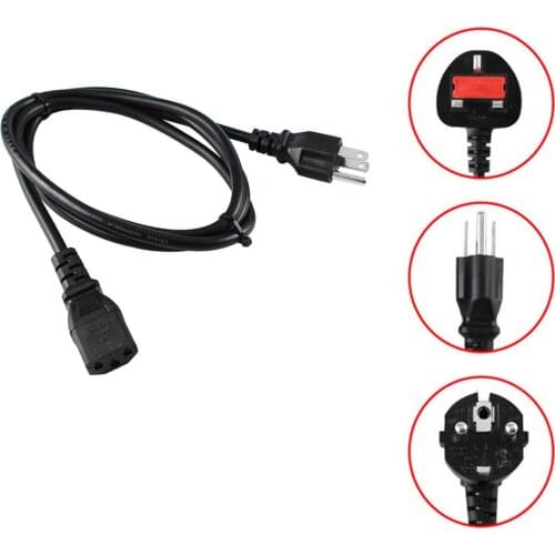 Durable 1.5M US/UK/EU Plug Power Cord Replacement Power Cable for Creality CR-10 Ender-3 3D Pinter Accessories